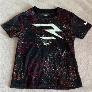 Nike Black Multicolor Splatter Tee